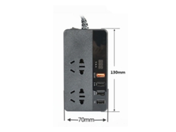 Laxiscreed Inversor De Energia 12v Para Veículos 220v 150w, Ideal Para Automóveis