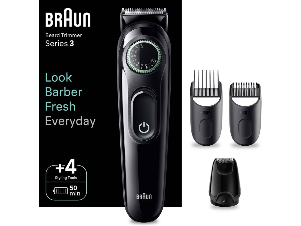 Aparador de Barba BRAUN 3 BT3421 (Outlet Caixa Aberta - Autonomia 50 min)