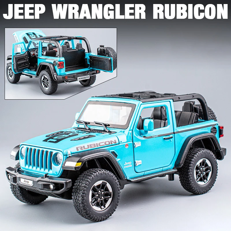 (azul) Miniatura De Carro Em Escala 1:20, Altamente Realista E Requintada, Feita De Liga Metálica Para Uso Off-road.