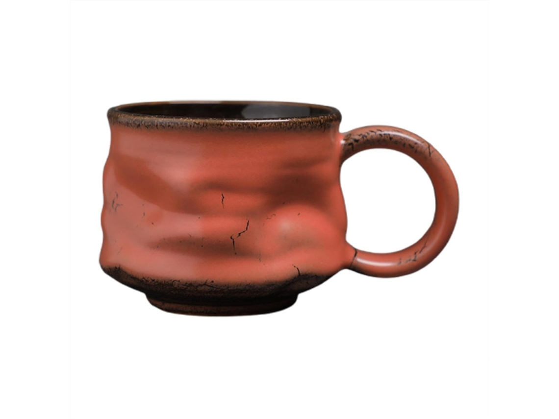 Caneca De Cerâmica Estilosa, Xícaras De Café Bonitas E Com Formato Irregular.