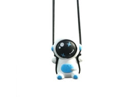 Colgante De Coche En Forma De Astronauta Swing Para Espejo Retrovisor Carro (azul)