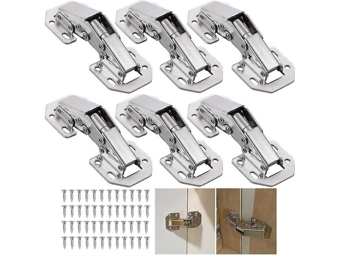 Bisagras De Gabinete Con Amortiguador Hidráulico Invisible Para Muebles De Cocina Ajustables