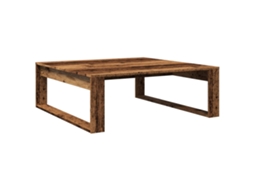Coffee Table, Coffee Tables Vidaxl Marrom Madeira Processada (100 X 100 Cm)