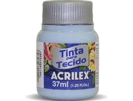 Tinta Acrilex Fosca para Tecido Azul Hortênsia (04140/579 37ml)