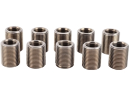 Conjunto De 10 Insertos Redutores Para Reparo Roscas, Ferramenta