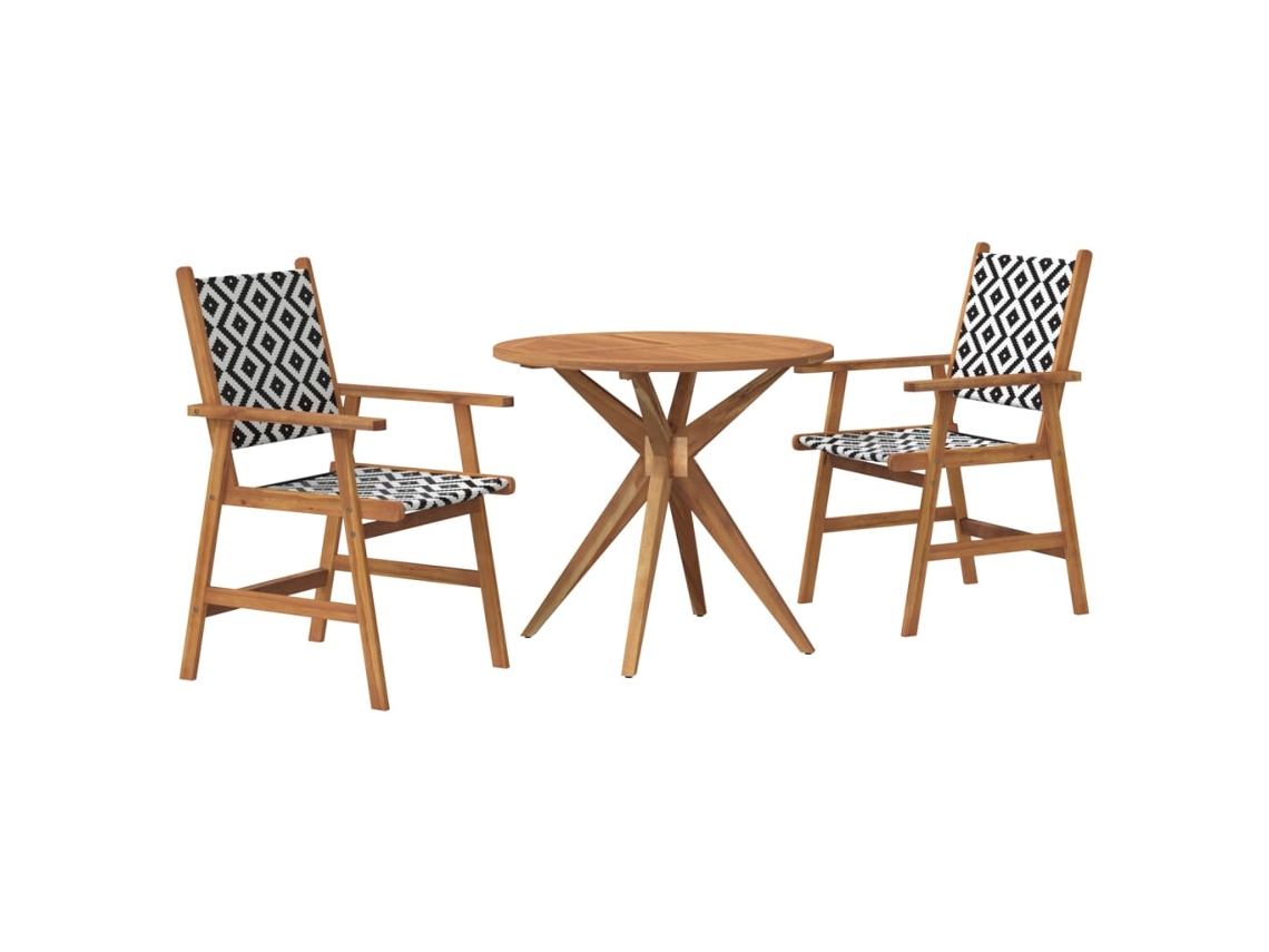 Garden Dining Set, Garden Dining Sets Vidaxl Marrom Madeira De Acácia (85 X 75 Cm)