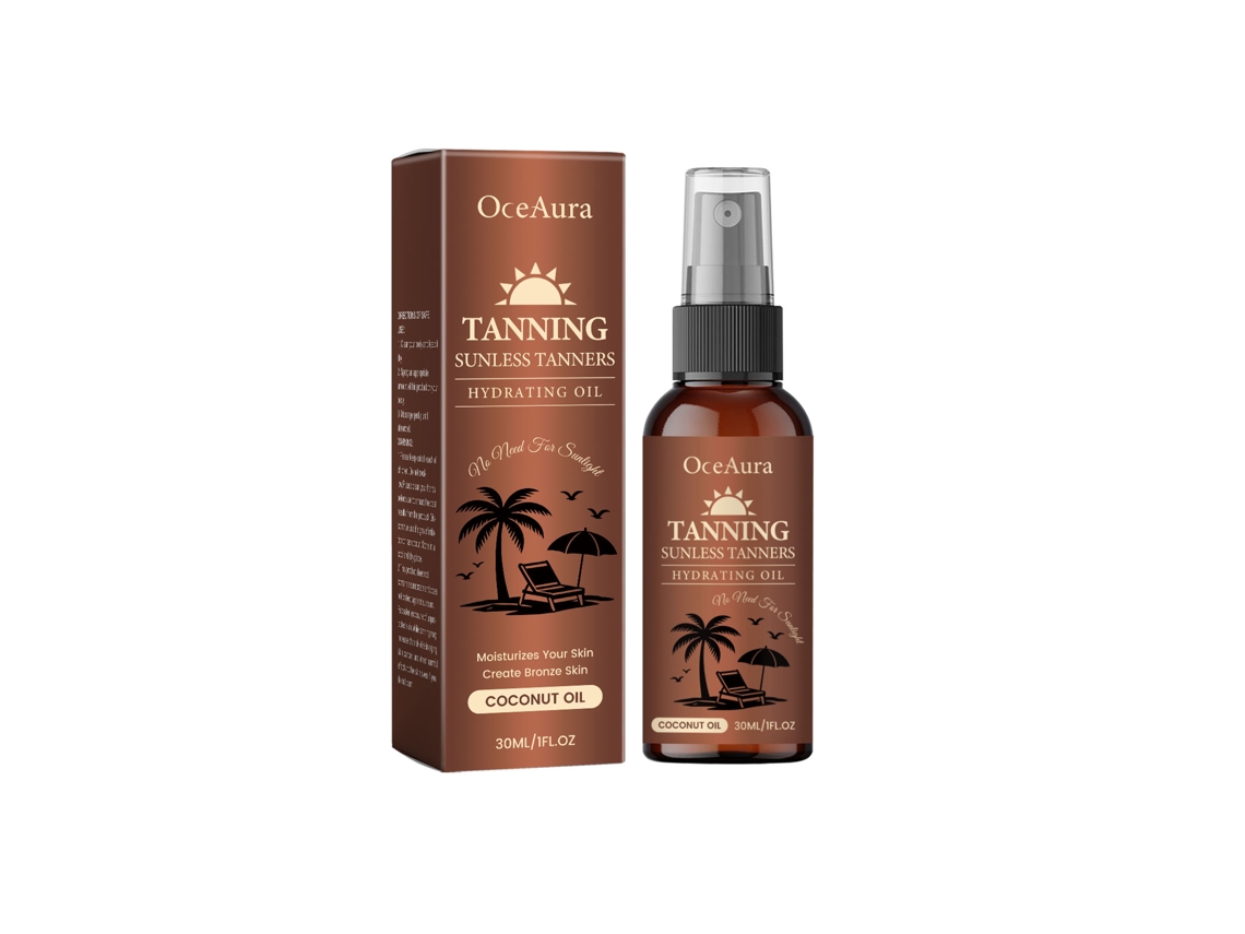 Spray Bronzeador Oceaura Clareia Pele Corpo