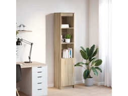 Aparador Alto 37,5x35x180 cm Derivados de Madera de Roble Sonoma