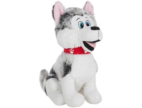 Peluche  Husky de Olhos Azuis (80 cm)