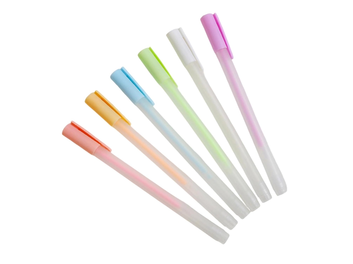 Conjunto De 6 Canetas Multiuso Ponta Fina, Para Aplicar Colas, Escrever, Secagem Rápida, Para Confecção De Cartões