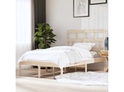 Vidaxl Estrutura De Cama 120x200 Cm Madeira De Pinho Maciça