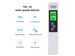Detector De Qualidade Da Água Portátil 3 Em 1 Caneta Tds Ec Teste Preciso