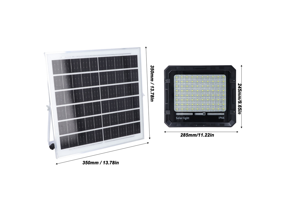 Laxiscreed Sinalização Solar Led 300w À Prova De Água Com 80 Leds De Alta Potência