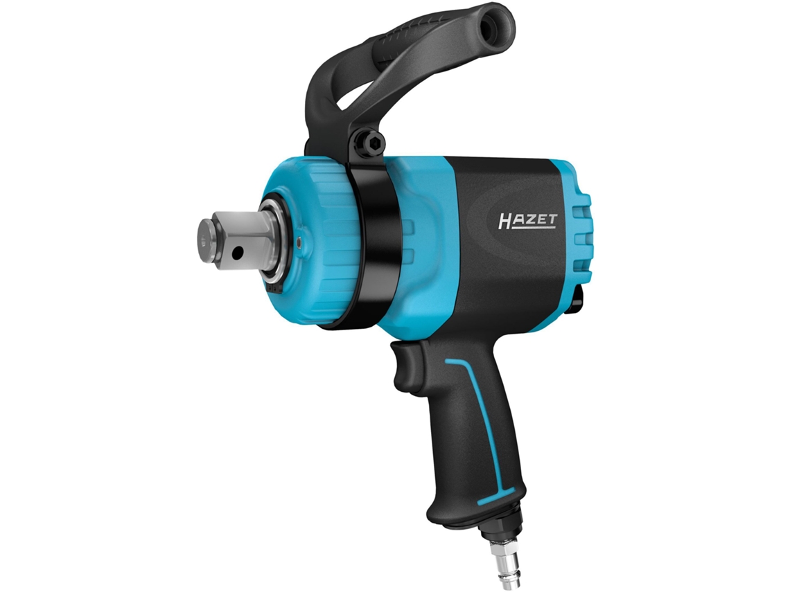 Chave de impacto HAZET 9014Tt Twin Turbo: Torque máximo de desbloqueio Nm: 4100 Nm Quadrado Mecanismo de ataque de martelo duplo de 1 pol. e 25 mm