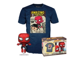 Set Figure Pop 38 Tee Marvel Spiderman Comic Cover Funko