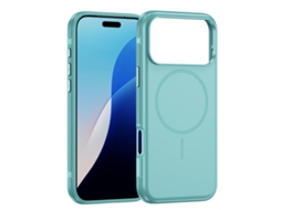 Capa Híbrida De Pc E Tpu Para Iphone 17 Pro, Imitação Da Original Com Magsafe.
