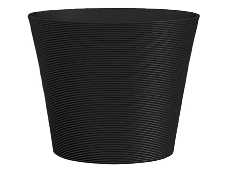 Vaso - GARDEN ID - Green Care Sense Preto-Antracite - 50 x 41 cm - 10 anos de garantia - 100 reciclado - Resistência aos raios UV e ao gelo