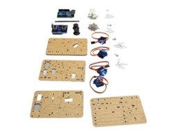 Kit De Braço Robótico Acrylic Programável Laxiscreed Para Raspberry Pi Com Garra De Precisão