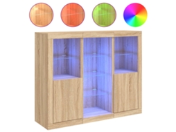 Sideboard, Sideboards Vidaxl Marrom Madeira Processada (n/a)