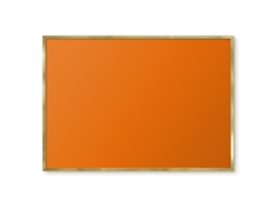 Magnetic Board Vintage Yellow For The Living Room Espelharte (100x70 Cm)