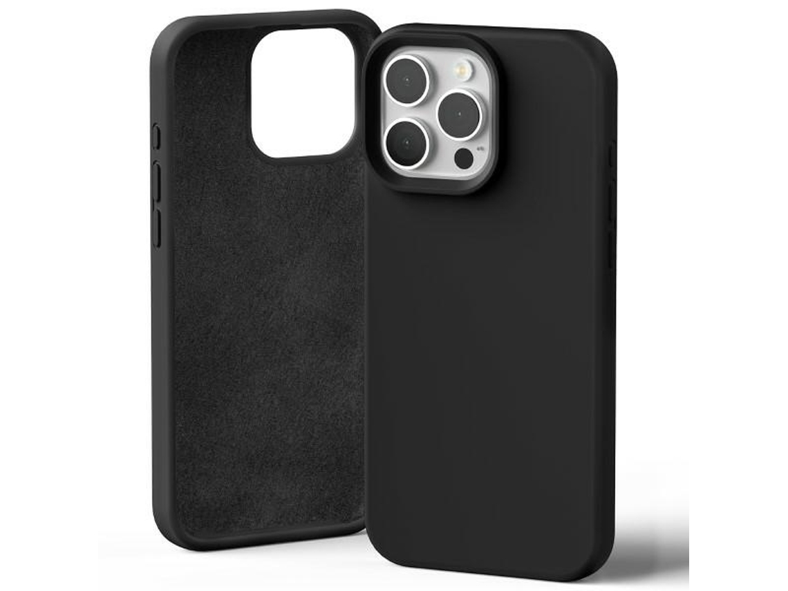 Capa para iPhone 16 Pro Max MERCURY Silicone Preto
