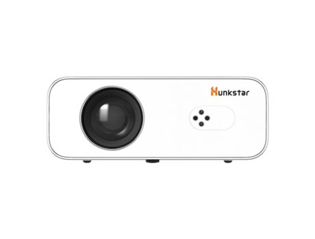 Projetor Hunkstar P3 AOSP Bluetooth 5.0 1000ANSI Resolução Nativa 1080P Suporte a Decodificação 4K Correção Automática de Keystone Foco Automático
