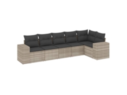 Garden Sofa Set, Garden Sofa Sets Vidaxl Cinzeto Rattan / Vime (n/a)