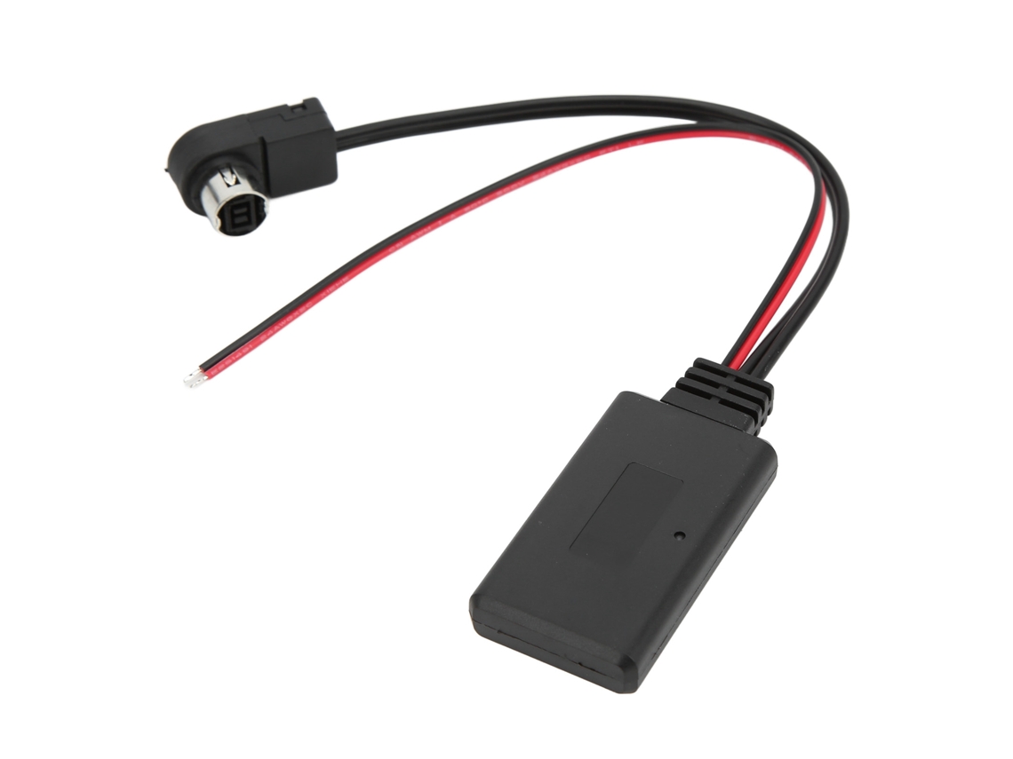 Cabo Adaptador de Áudio Auxiliar Bluetooth Sem Fio para Alpine Kca121b Ainet Cda9857 Cda9886 Cda117 AQUAFORGE