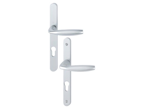 Eha43012 Conjunto de Porta de Placa Estreita de Nova York 1810Rh/300Lmsgl/1810 Hoppe Prata Pz92-3423050 HOPPE AG