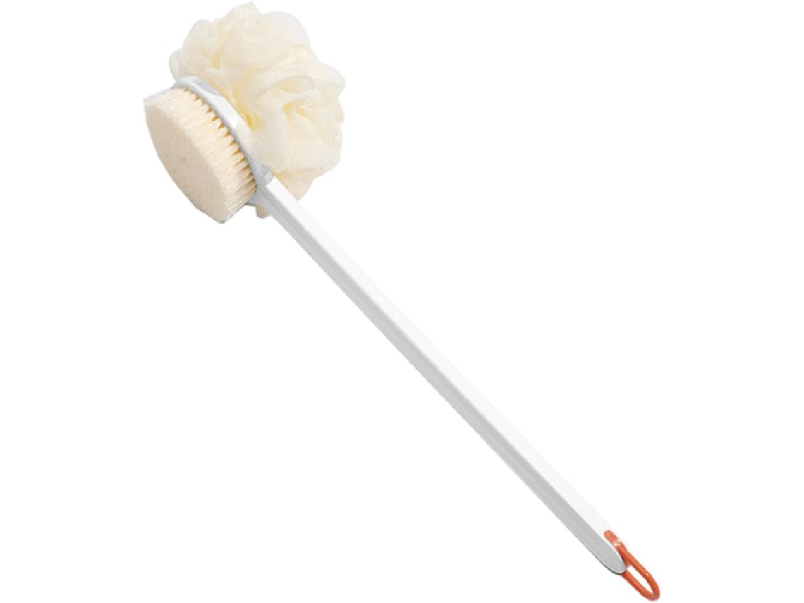 Escova De Banho Mikinona Com Cabo, Macia E Ergonômica Para Massagem Na Pele, Acessório Ergonômico Para Esfoliação
