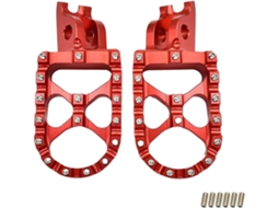 Apoios para os Pés de Motocicleta Usinados em Cnc Pedais Apoio Compatíveis Material: Fabricados Alumínio