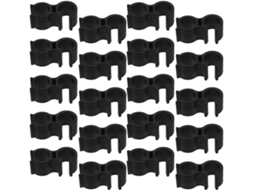 Jojofuny 20 Peças Suporte Para Chuveiro, Fixador De Chuveiro, Plástico, Preto, Para Assento De Banheira Com Apoio Braço