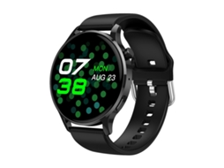 (preto) Smartwatch Com Tela Amoled De 1,3 Polegadas, Carregamento Sem Fio E Nfc