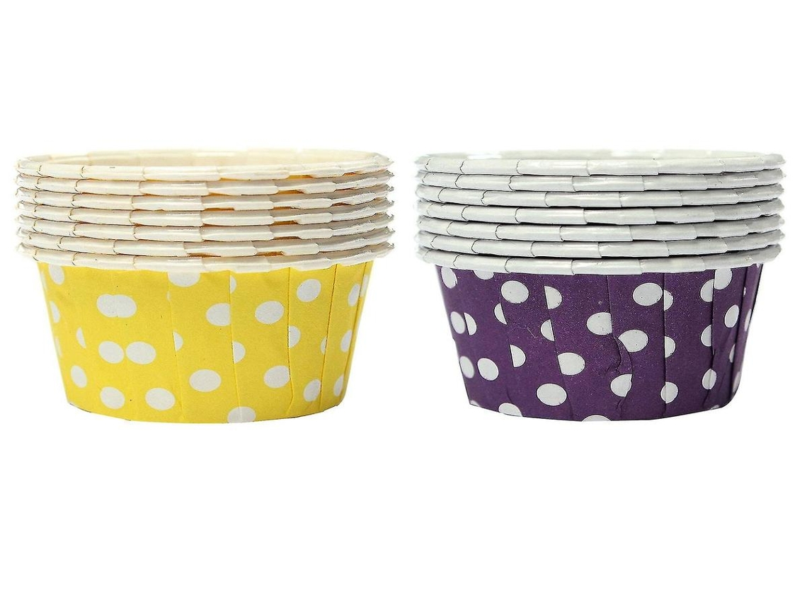 Formas para muffins e cupcakes Lurelia, pacote com 100 unidades.