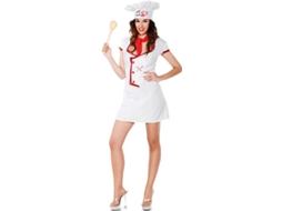 Fato de Mulher DISFRAZZES Cozinheira Sexy (Tam: M/L)