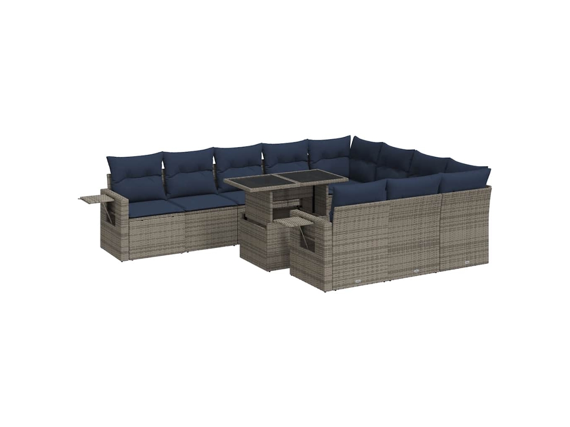 Garden Sofa Set, Garden Sofa Sets Vidaxl Cinzeto Rattan / Vime (n/a)