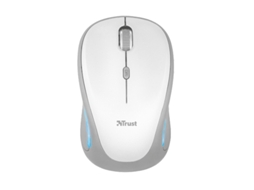 Rato TRUST Yvi (Wireless - Ótico - 1600 dpi - Cinzento)
