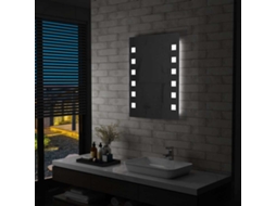 Vidaxl Espelho De Parede Led Para Casa De Banho 60x80 Cm