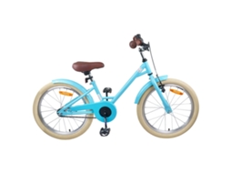 Vidaxl Bicicleta Infantil 20 Polegadas Para 6-11 Anos Azul-claro