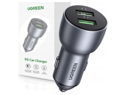 Carregador de carro UGREEN QC 3.0 2xUSB para Samsung, Xiaomi, LG | UGREEN