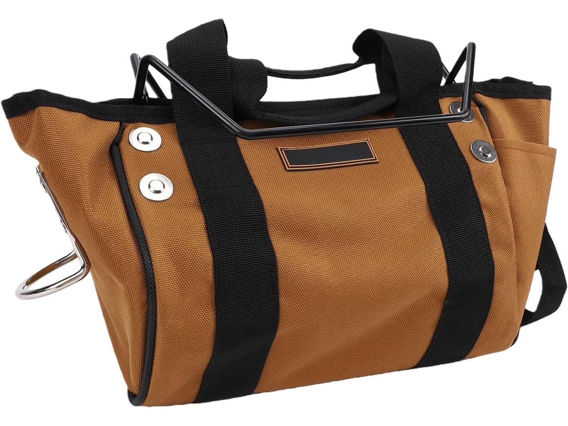 Bolsa para ferramentas Luocute em tecido Oxford 1200D, organizador de ferramentas portátil com diversas bolsas e materiais.