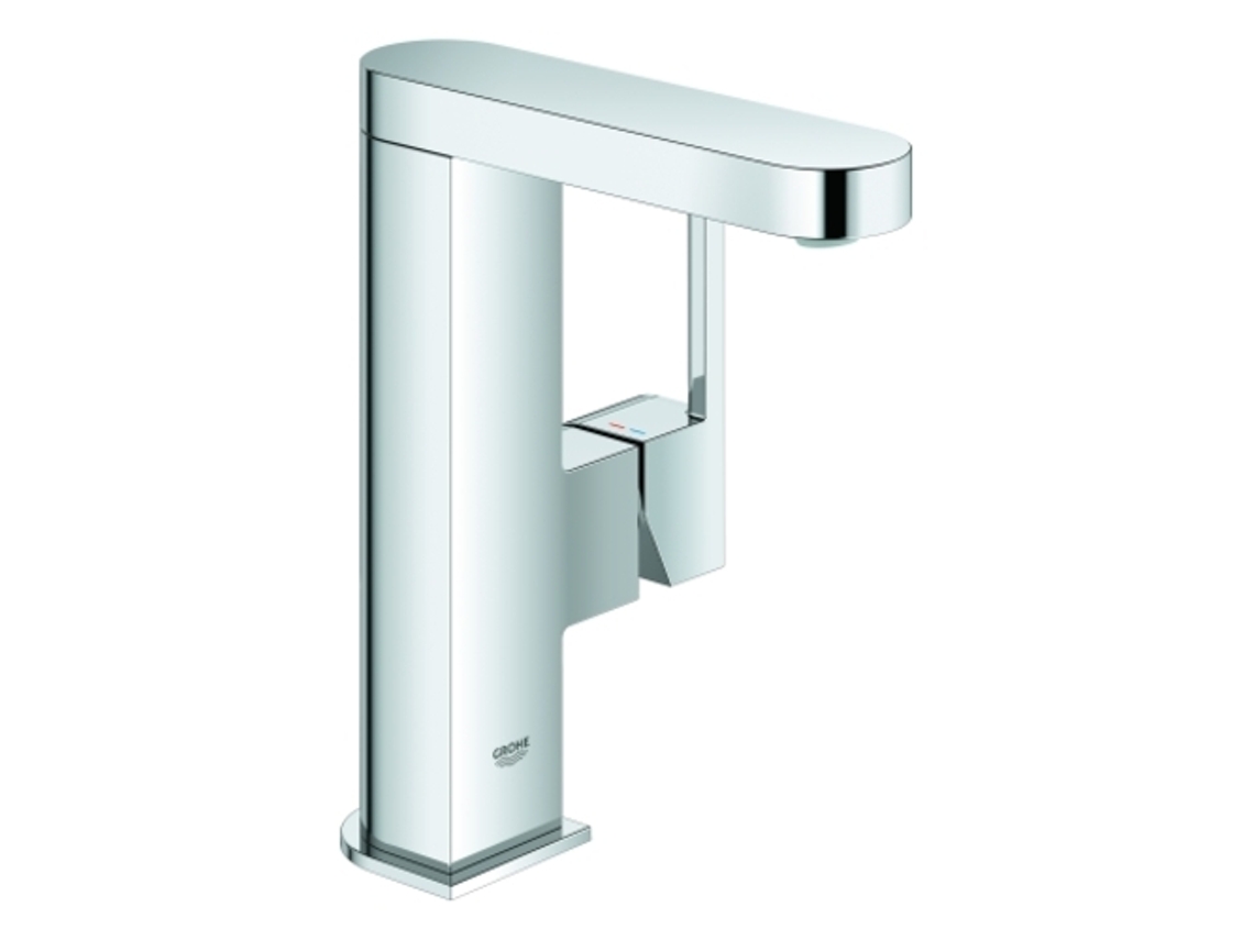 Misturadora Monocomando De Lavatório Grohe Plus, Dn 15 M Size, Com Válvula De Descarga Com Fecho De Pressão, Cromada