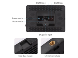 Luz De Escritório Com Pinça Led Para Streaming, Iluminação De Vídeo E Luz Chave, Kit De Suporte