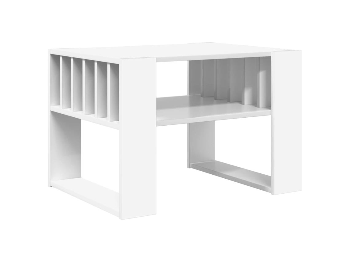 Mesa de centro Branco Madeira Processed 66x49,5x45 cm MAISON EXCLUSIVE