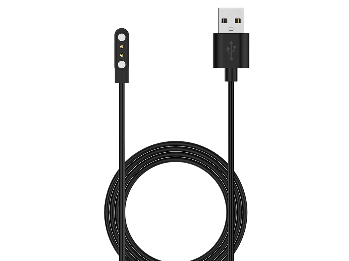 Cabo De Carregamento Magnético (com 1 Metro De Comprimento) Para Ticwatch Gtx, Xiaomi Haylou Solar, Etc.