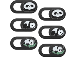 Capa Protetora Para Webcam De Computador E Celular, Conjunto De 6 Peças Em Abs Estampado.