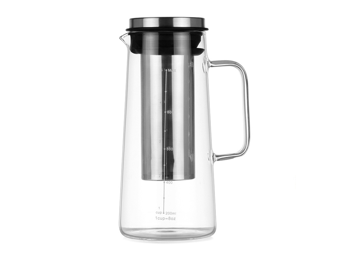Cafeteira De Vidro Para Cold Brew De 1000ml Com Alça