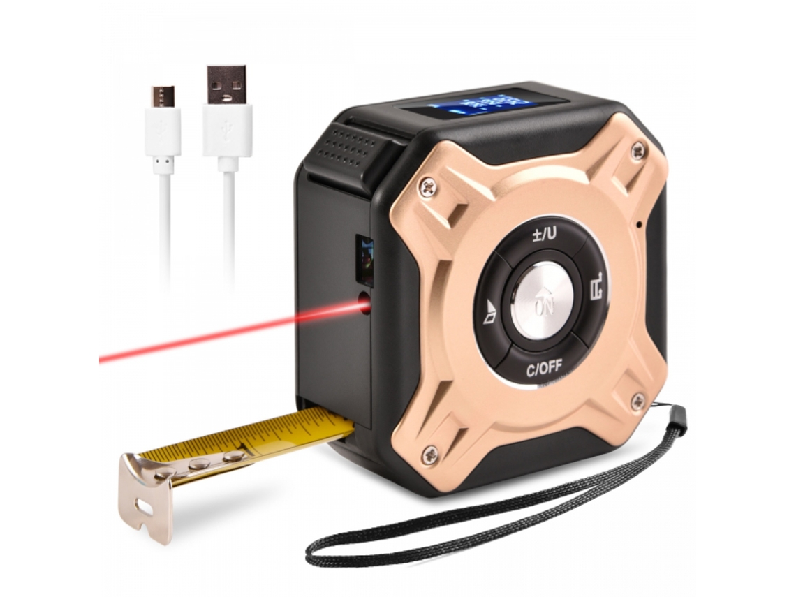 Lurelia Medidor Laser //fita Métrica, Medidor De Distância A Laser 3 Em 1//