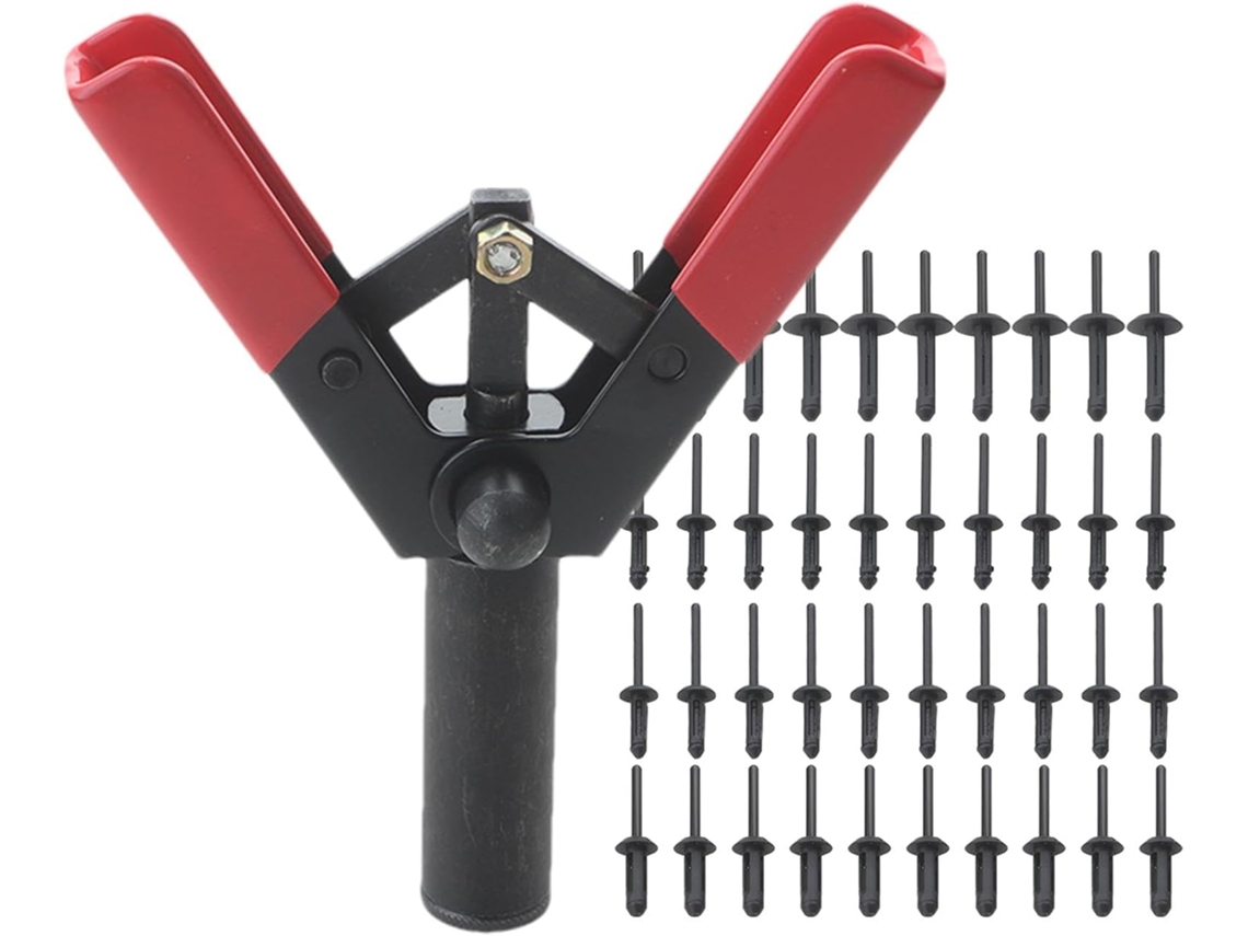 Kit De Ferramentas Para Rebitagem Pop, Rebitador Manual, Ferramenta Para Porca De Rebite Com 40 Rebi Gokoco