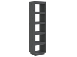 Book Cabinet, Book Cabinets Vidaxl Cinzeto Madeira De Pinho (n/a)
